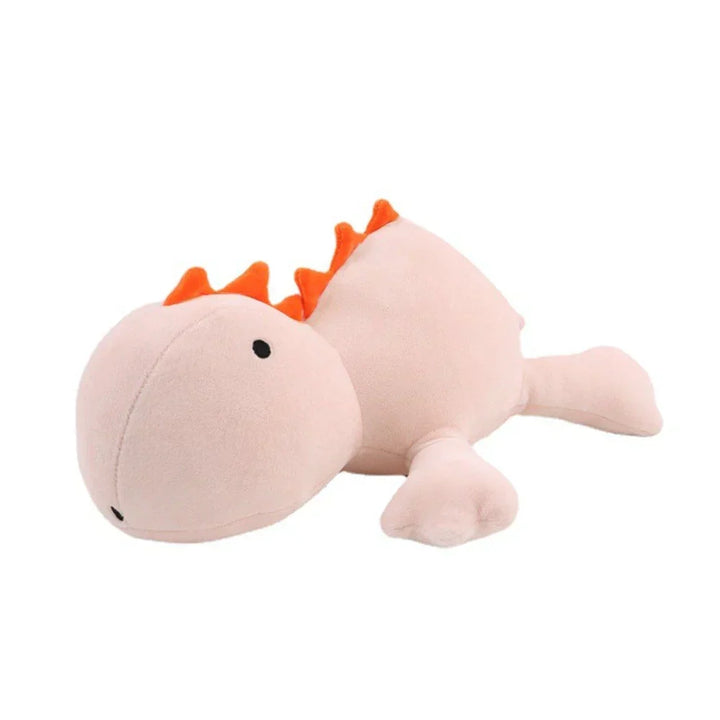 Weighted Dinosaur Plush - CuddleSaurus-Light Pink-15.7 inches-Nora Luxe