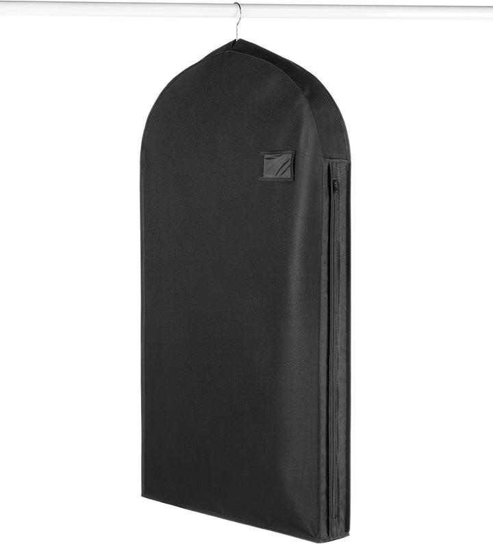Water-Repellent Zippered Garment Bag with Accessory Pocket