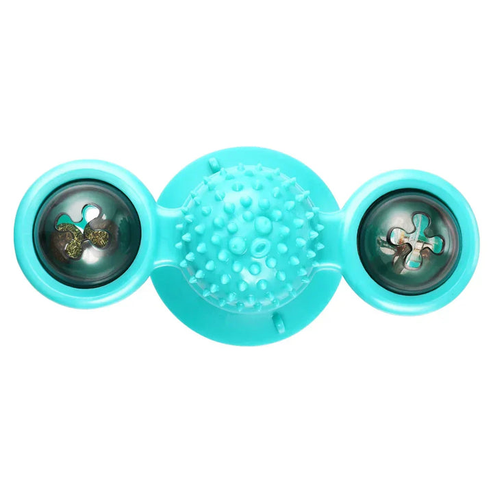 Windmill Cat Toy - WhirlPlay-Green-Nora Luxe