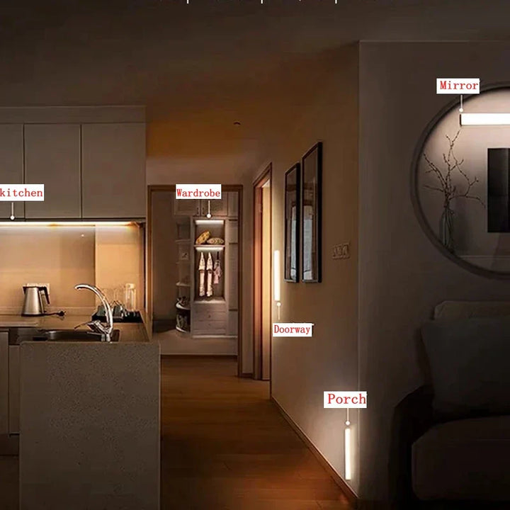 Wireless LED Lamp with Motion Sensor - SmartGlow-Warm Wit-3.94 inches-Nora Luxe